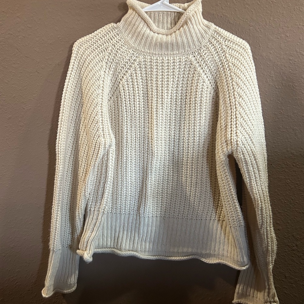 Cozy Cream Turtleneck Sweater